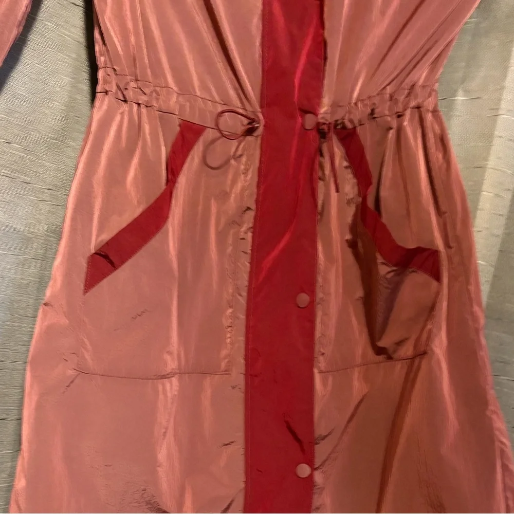 NWT- Chicos Maroon Long lightweight adorable hooded jacket for all seasons❤️ - Picture 5 of 16